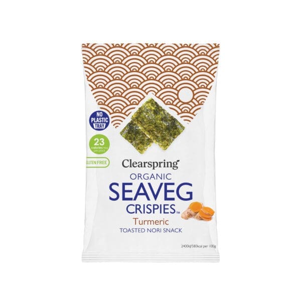 Clearspring Organic Seaveg Crispies Turmeric