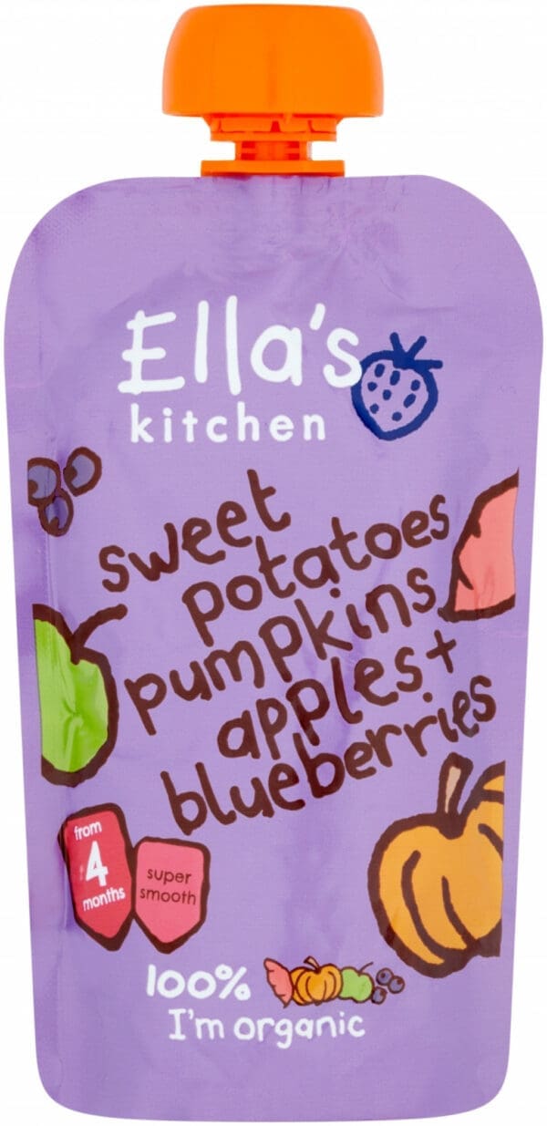 Ella's Kitchen Organic Potato Pumpkin Apple & Blueberry - Image 2