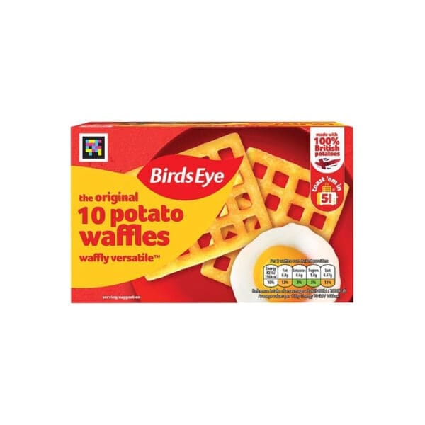 Birds Eye 10 Potato Waffles PM £2.50