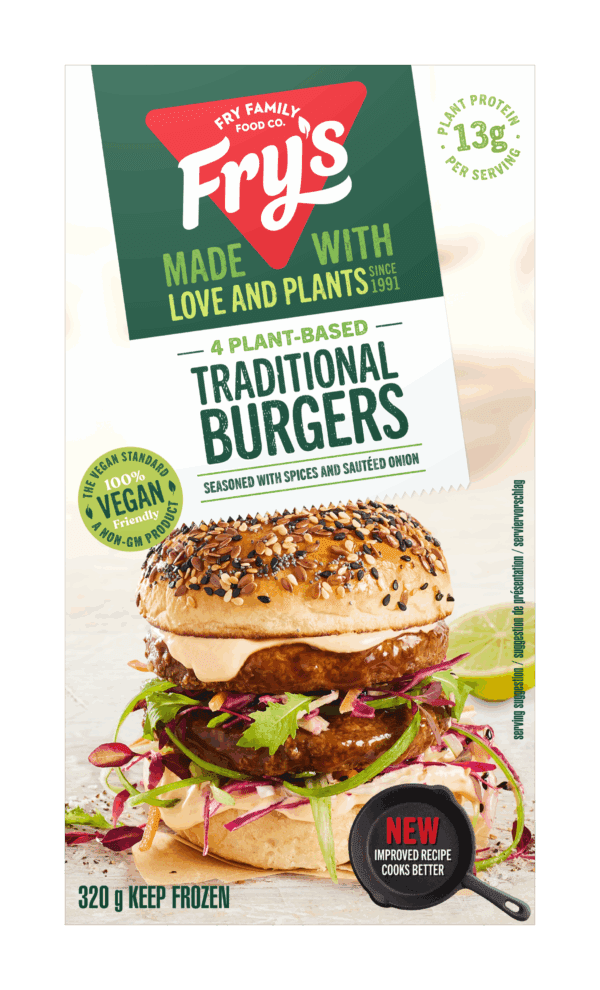 Frys 4 Traditional Meat Free Burgers