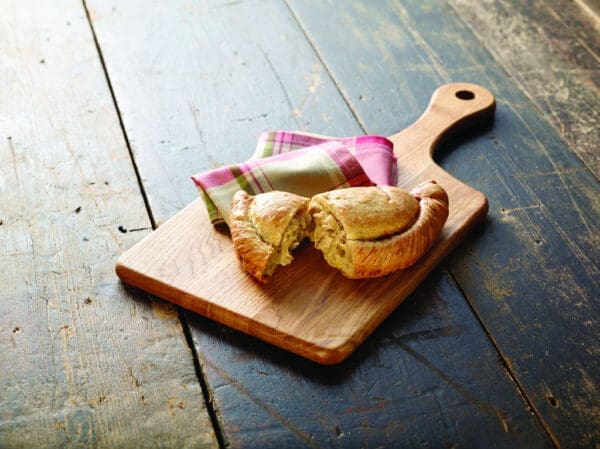 Proper Cornish Chicken, Bacon and Leek Pasty