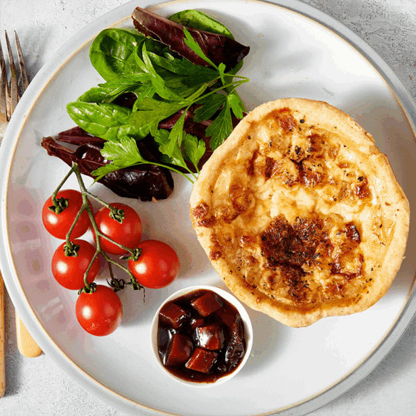 Thorner's Cheddar and Onion Quiche Small
