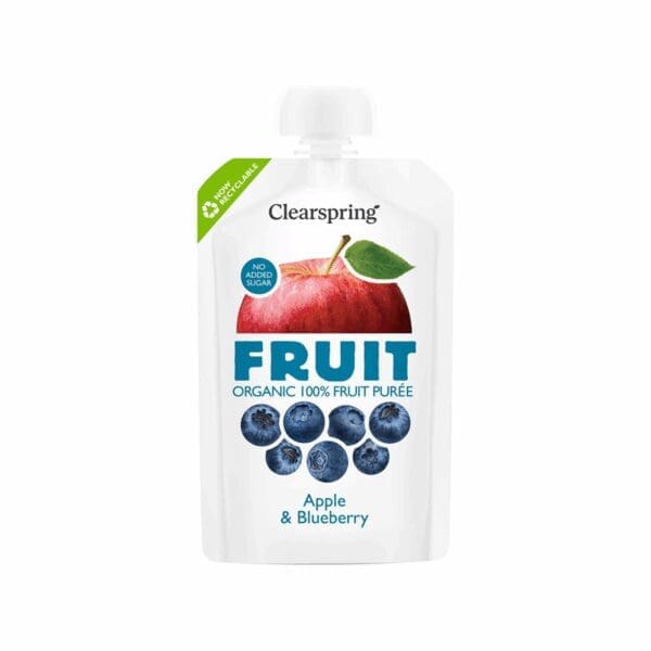 Clearspring Organic Apple Blueberry Puree