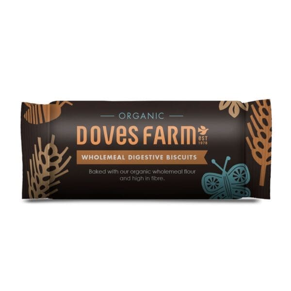 Doves Organic Wholemeal Digestive Biscuits