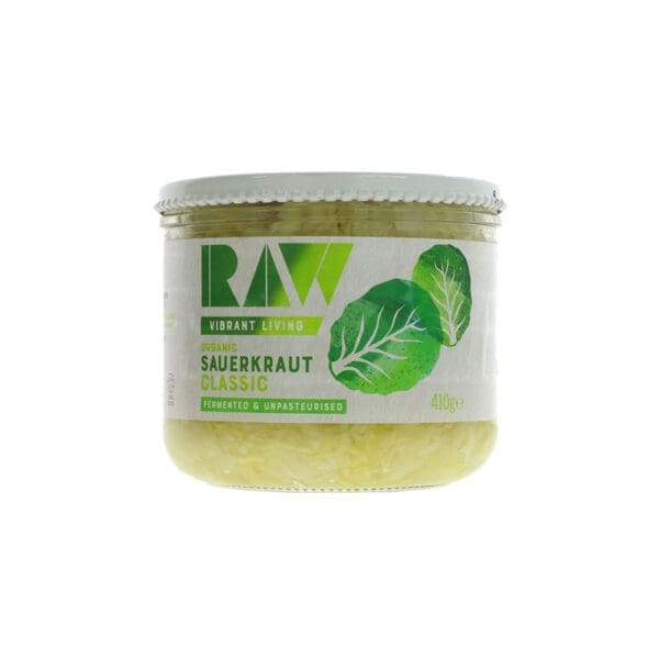 Raw Organic Raw Fresh Sauerkraut
