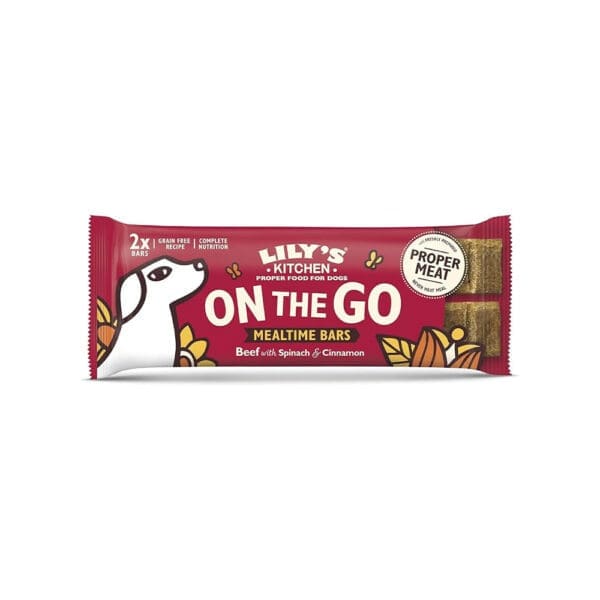 BTO Lily's Kitchen Beef On the Go Bars for Dogs
