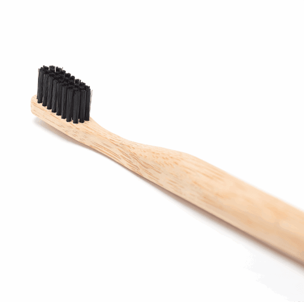 *CLR*Geo Organics Bamboo Toothbrush Charcoal Soft Bristle