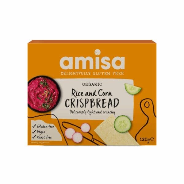 Amisa Organic Rice Corn Crispbread