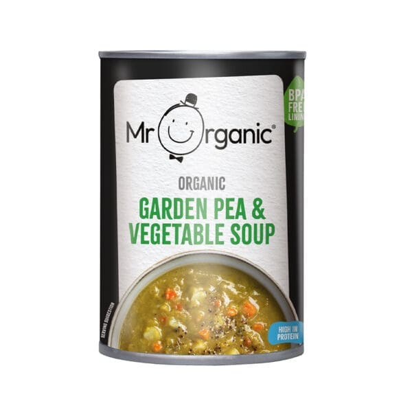 Mr Organic Garden Pea and Vegetable Soup