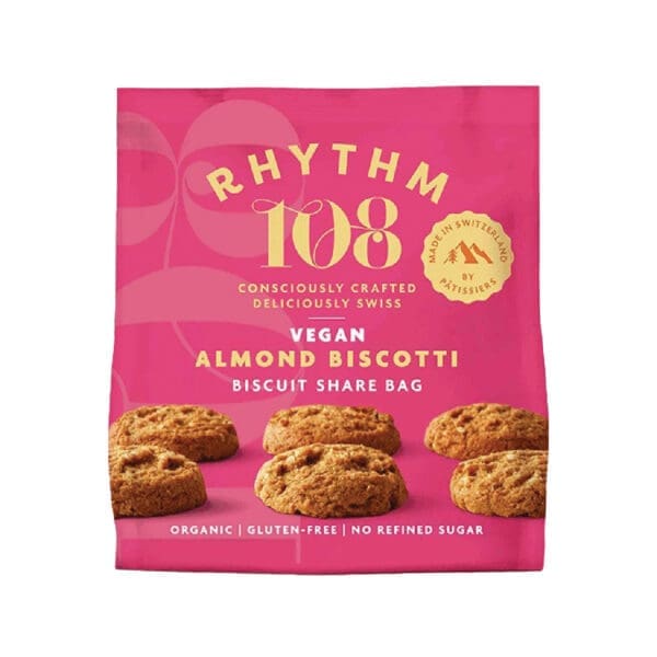 Rhythm 108 Organic Almond Biscotti Share Bag