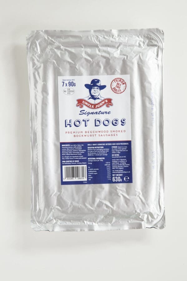 Uncle Johns 9” Hot Dogs