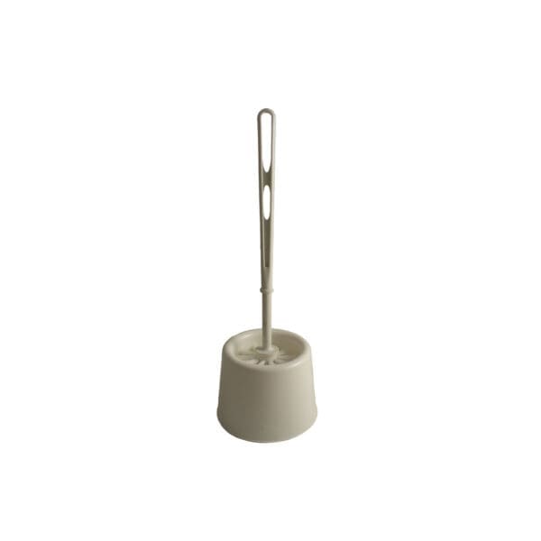 White Toilet Brush Set