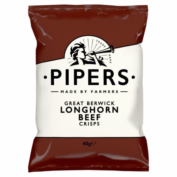 Pipers Longhorn Beef Crisps - Image 2