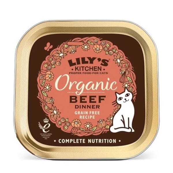 Lily's Kitchen Organic Beef Cat Food Tray