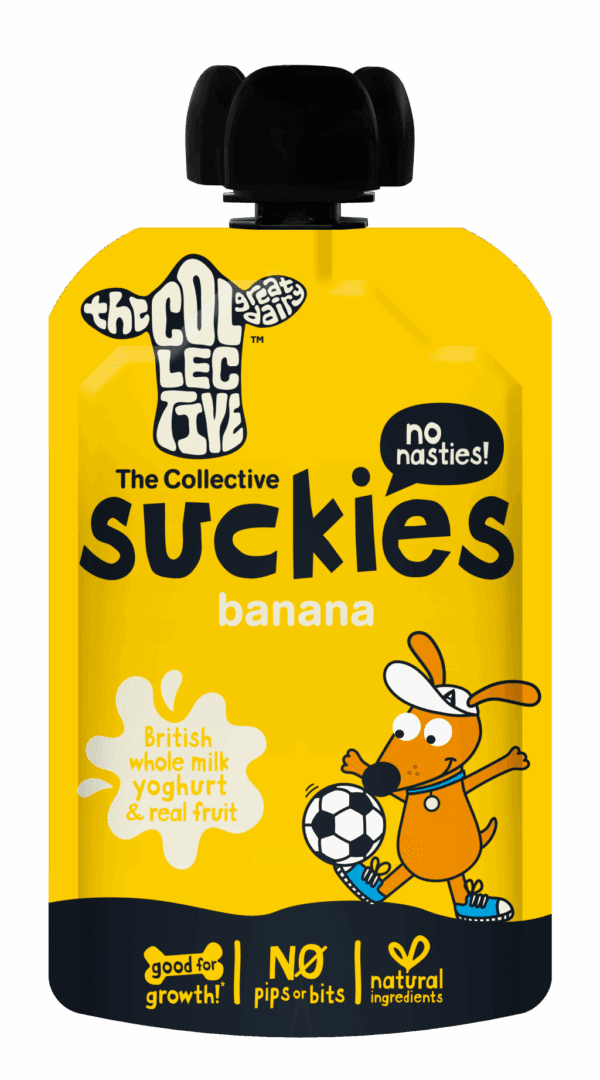 The Collective Banana Suckie Yogurt Pouch