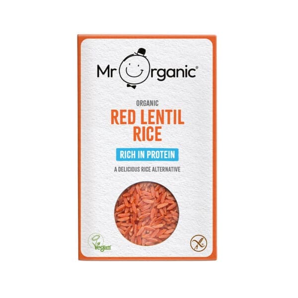 Mr Organic Italian Organic Red Lentil Rice