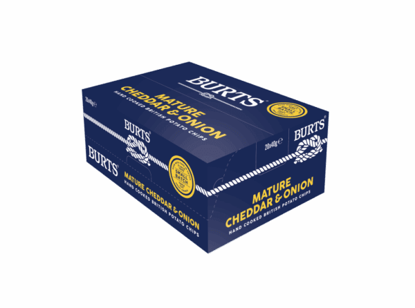 Burts Mature Cheddar and Onion Crisps