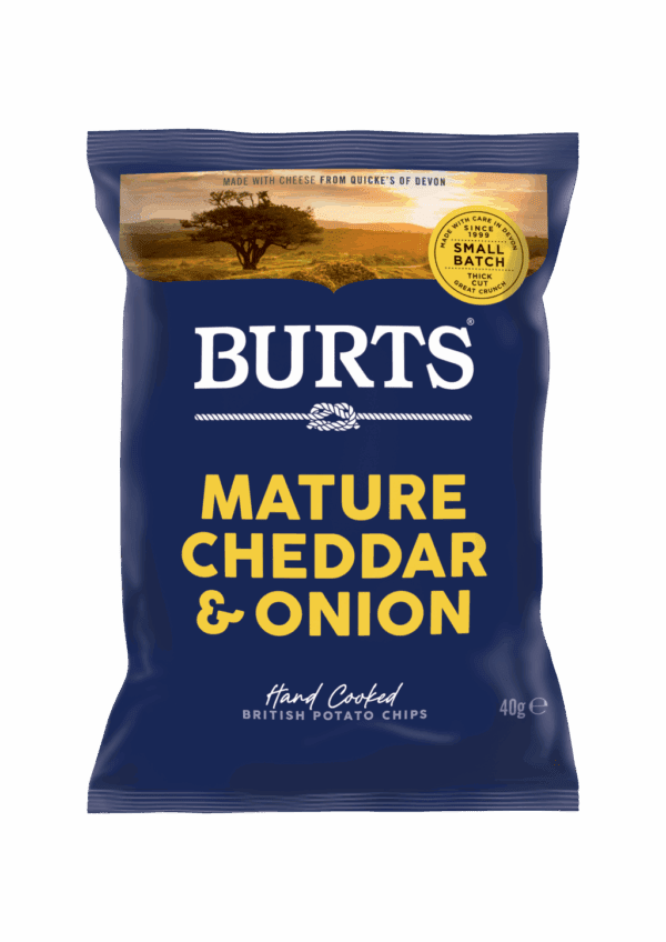 Burts Mature Cheddar and Onion Crisps - Image 2
