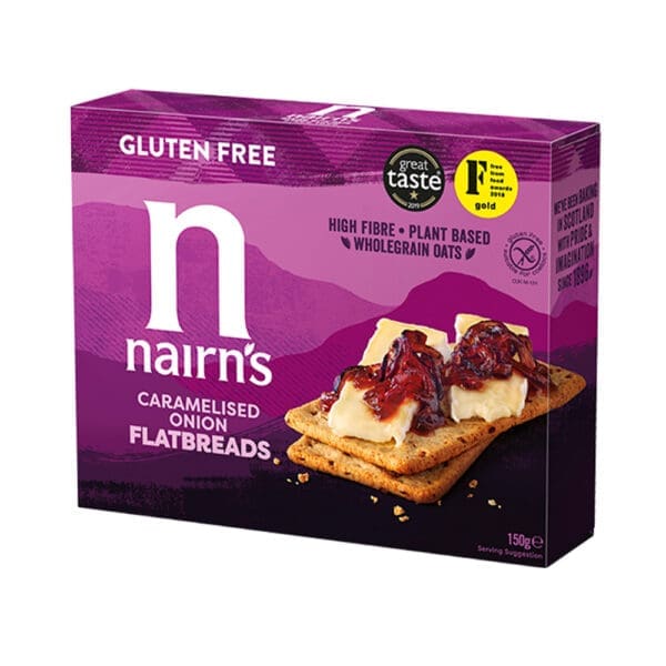 Nairns Gluten Free Caramalised Onion Flatbread