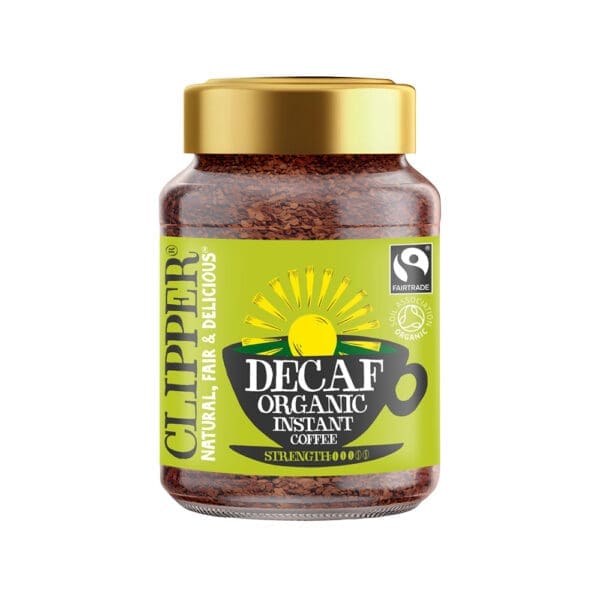 Clipper Organic Fairtrade Decaf Instant Coffee