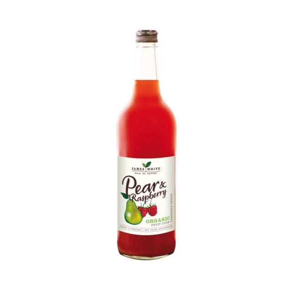 James White Organic Raspberry & Pear Juice