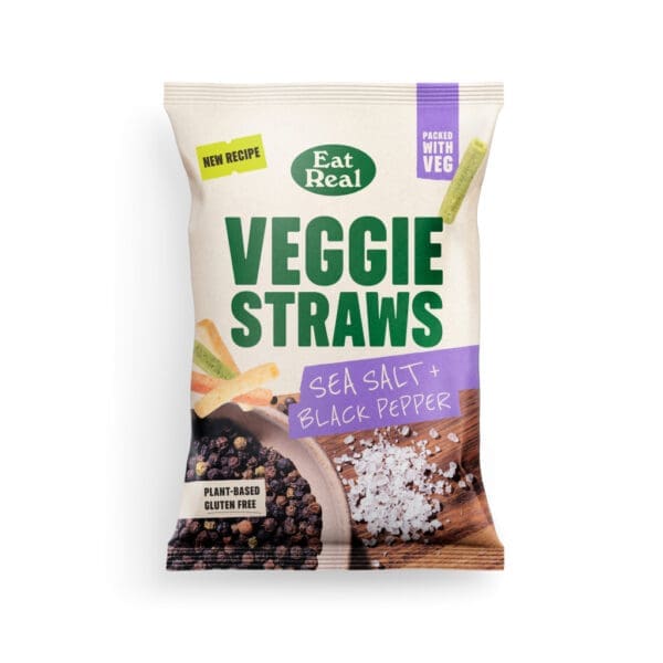 Eat Real Sea Salt & Black Pepper Veggie Straws