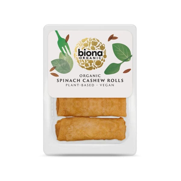 Biona Organic Spinach Cashew Rolls Spelt Wrap