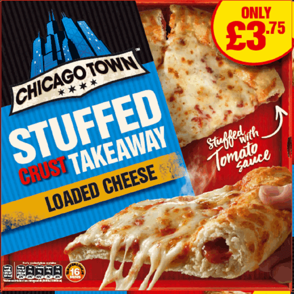 Chicago Town Stuffed Crust Takeaway Cheese PM £3.75