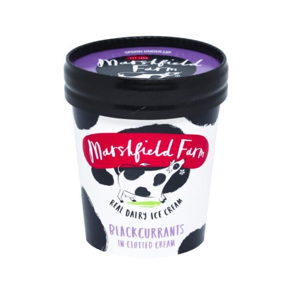 Marshfield Blackcurrant & Clotted Cream Mini Tub - Image 2