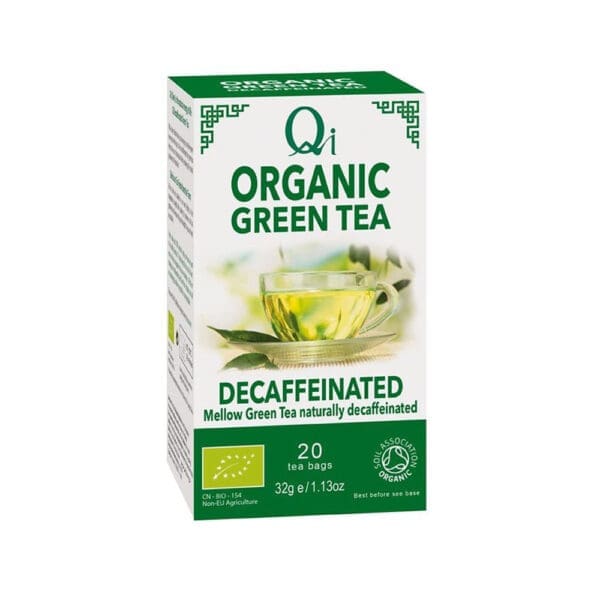 Qi Organic Decaf Green Tea Bags
