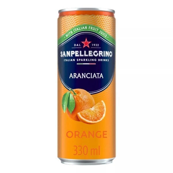 San Pellegrino Orange (Aranciata) Can