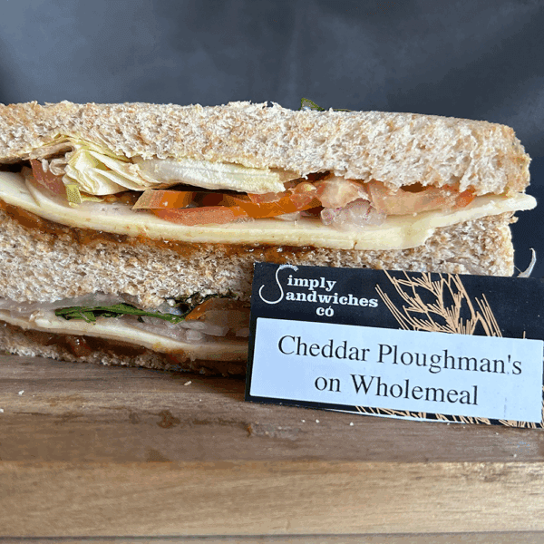 Cheddar Ploughman Sandwich