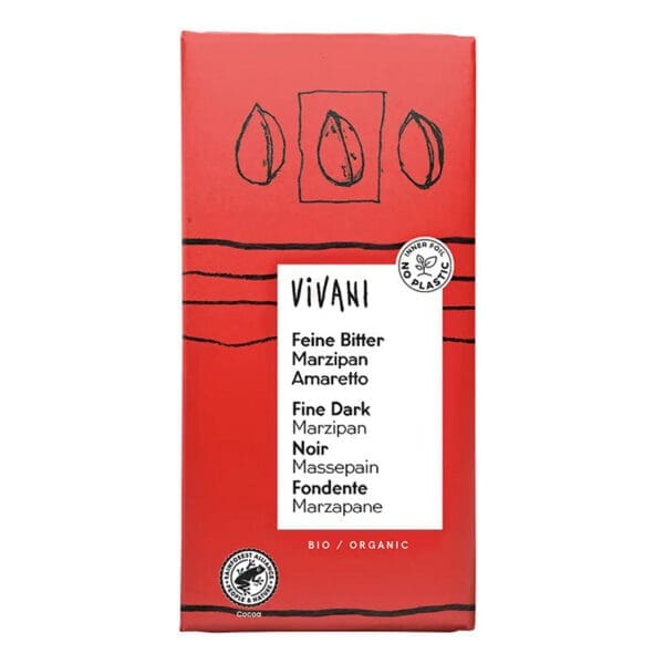 Vivani Organic Dark with Marzipan and Amaretto