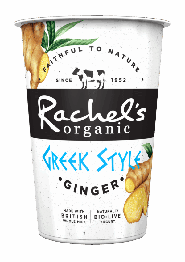 Rachels Organic Greek Yogurt with Ginger