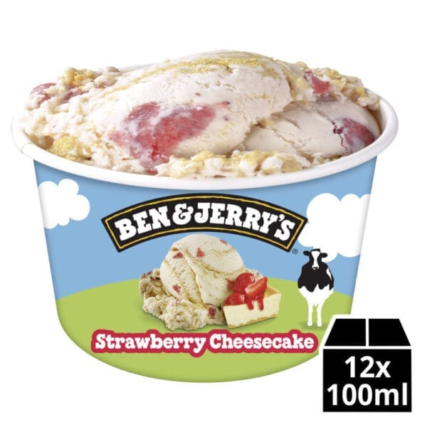 Ben & Jerry's Strawberry Cheesecake - Image 2