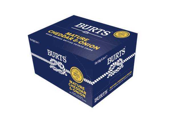 Burts Mature Cheddar and Onion Crisps