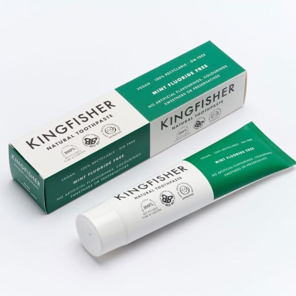 Kingfisher Flouride Free Mint Lemon Toothpaste