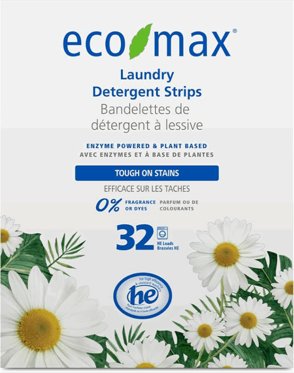 *CLR*Max Frangrance Free Detergent Strips