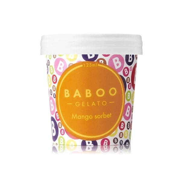 Baboo Mango Sorbet Mini Tub