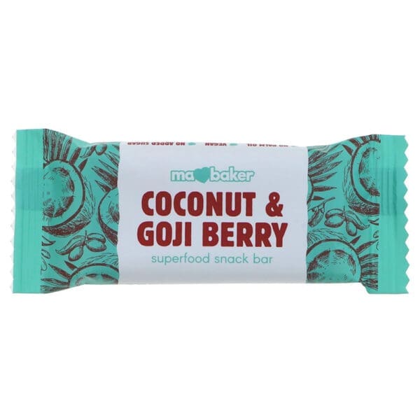 Ma Baker Superfoods Coconut and Goji Berry Bars