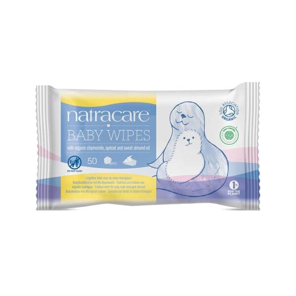 Natracare Baby Wipes with Organic Cotton