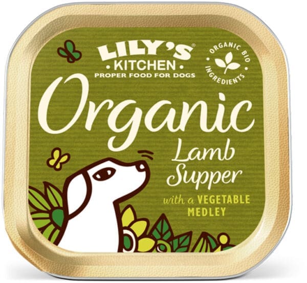 Lily's Kitchen Organic Lamb Supper Dog Food Tray
