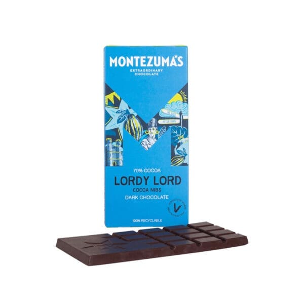 Montezumas Lordy Lord Dark Chocolate with Cocoa Nibs