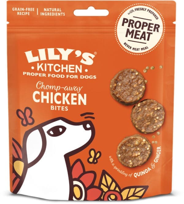 BTO Lily's Kitchen Dog Chomp Away Chicken Bites
