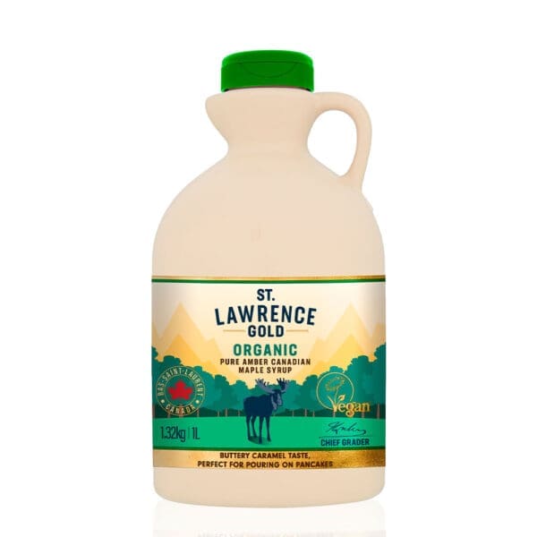 St Lawrence Gold Organic Amber Maple Syrup