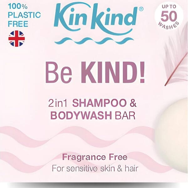 *CLR*KinKind Be Kind! Fragrance Free Shampoo Bar