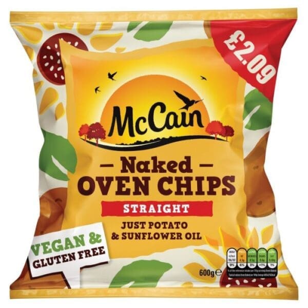 McCain Naked Oven Price Marked £2.09