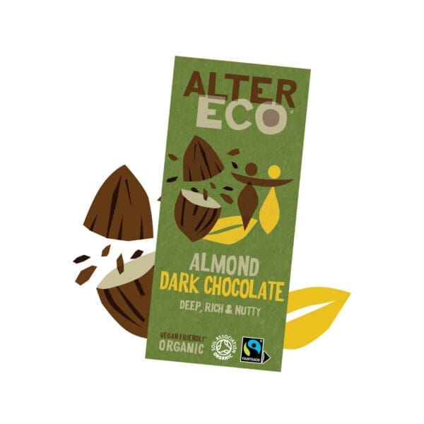 Alter Eco Organic Dark Chocolate and Almonds