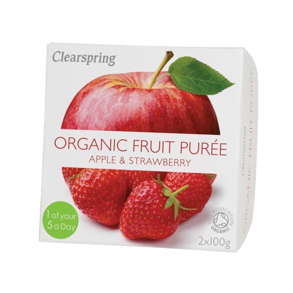 Clearspring Organic Apple Strawberry Puree