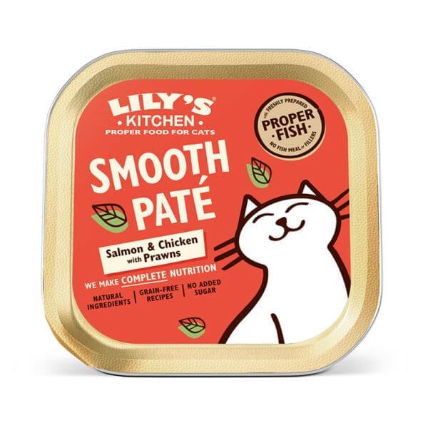 Lily's Kitchen Salmon, Chicken & Prawns Cat Food Tray